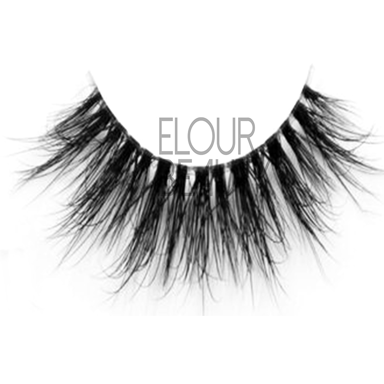 3d clear band mink false eyelashes ES110